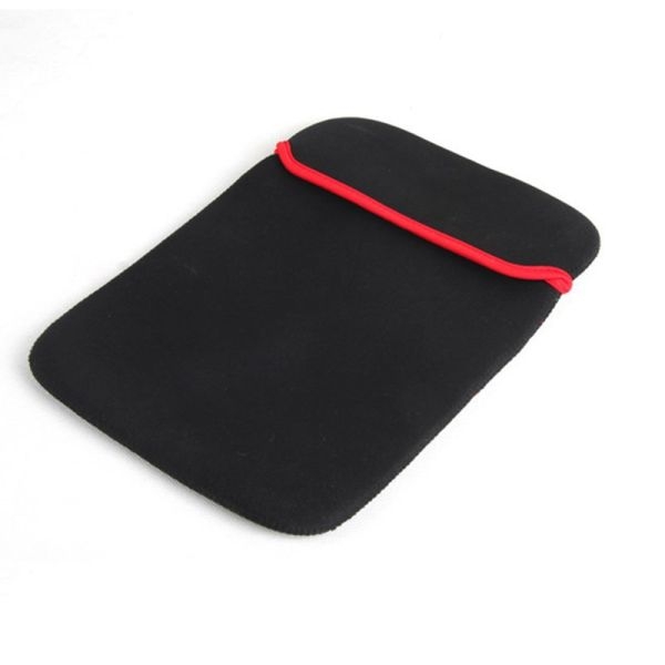 New Durable Neoprene Laptop Sleeve for 13-inch Display - Water-Resistant Protective Bag with Shock-Absorbing Foam Padding, Black - Image 2