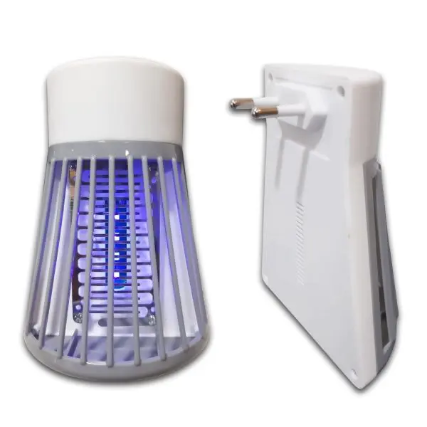 New Electric Shock Mosquito Lamp Purple Light Fly Trap Killer Mute LED Night Light Mosquito Killer Pest Control (Color : Multi) - Image 4