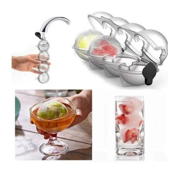 New Elegant Silicone Ice Ball Molds Tray Sphere Makers for Whiskey Cocktail Bar Accessories - Image 2