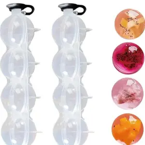New Elegant Silicone Ice Ball Molds Tray Sphere Makers for Whiskey Cocktail Bar Accessories
