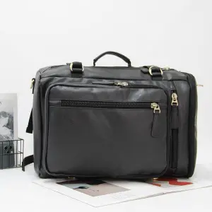New Fashion Leather Backpack for School and College - Jeep Buluo Stylish Travel Bag for Boys - Durable PU Leather Rucksack with Side Handle