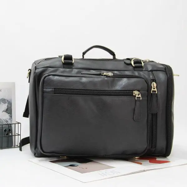 New Fashion Leather Backpack for School and College - Jeep Buluo Stylish Travel Bag for Boys - Durable PU Leather Rucksack with Side Handle