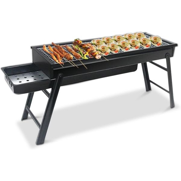 New Large BBQ Barbecue Grill Folding Portable Charcoal Outdoor Camping Picnic Burner Foldable Charcoal - Image 4