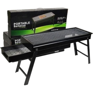 New Large BBQ Barbecue Grill Folding Portable Charcoal Outdoor Camping Picnic Burner Foldable Charcoal