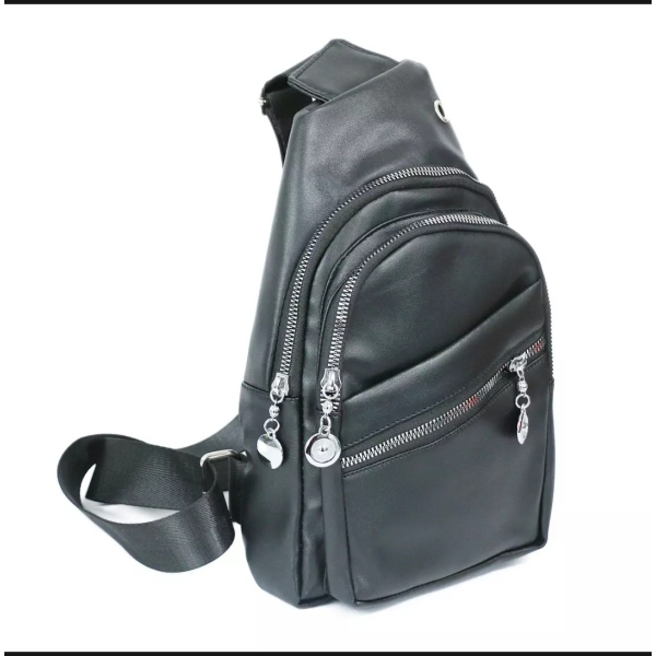 New Men's PU Leather Crossbody Bag - Image 2