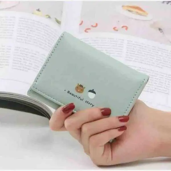 New Sweet Pu Leather Short Design Purse For Women - Image 2