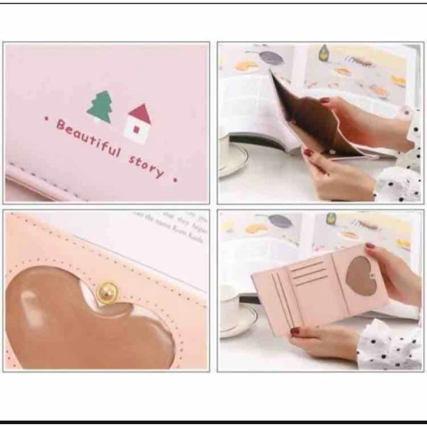 New Sweet Pu Leather Short Design Purse For Women - Image 4