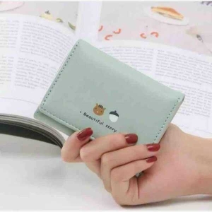 New Sweet Pu Leather Short Design Purse For Women