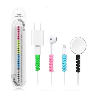 New Twist Cable Protector Mac Charging And Sync Cable Od 2.5Mm-4.0Mm