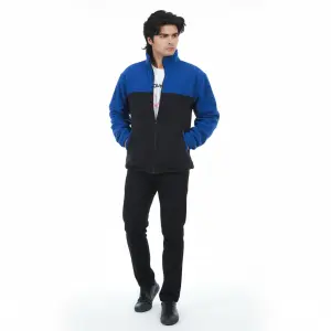 New Winter Warm Inside Fur Contrast Casual Jacket For Men's.