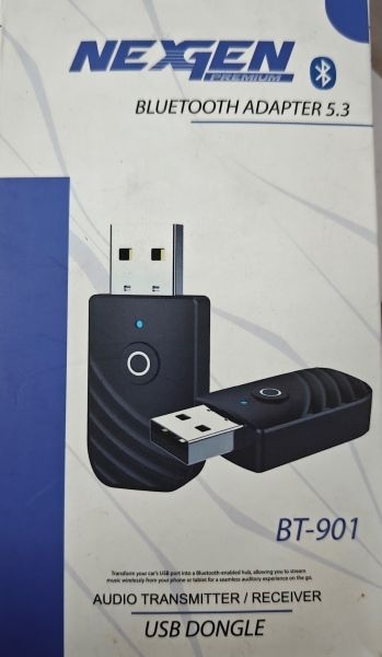 Nexgen Bluetooth Transmitter And Receiver Usb 5.3 Adapter With Aux Cable