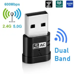 Next Dual Band USB WiFi Network Adapter Super Mini Wireless (AC600 5GHz 2.4GHz Card)