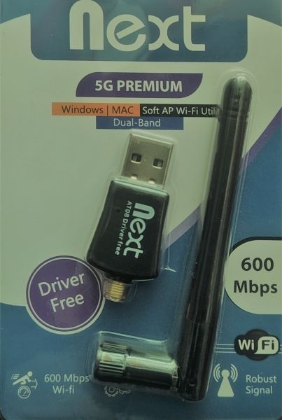 Next Dual Band Usb Wifi Network Adapter With Antenna Wireless Ac600 5Ghz 2.4Ghz Card - Image 2