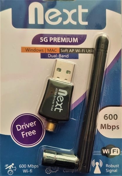 Next Dual Band Usb Wifi Network Adapter With Antenna Wireless Ac600 5Ghz 2.4Ghz Card - Image 3