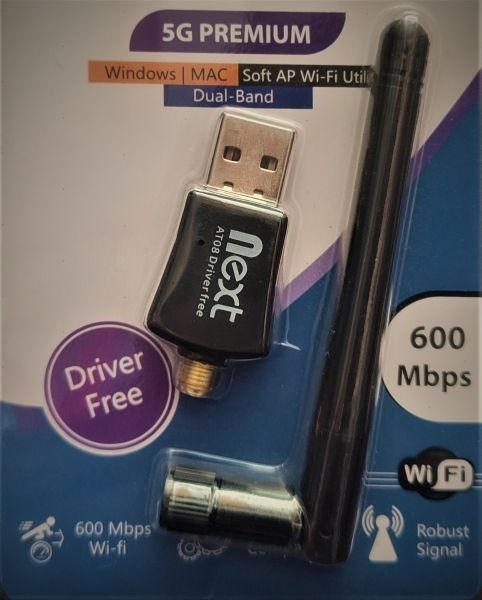 Next Dual Band Usb Wifi Network Adapter With Antenna Wireless Ac600 5Ghz 2.4Ghz Card - Image 4