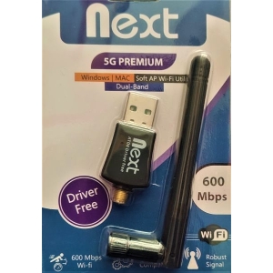 Next Dual Band Usb Wifi Network Adapter With Antenna Wireless Ac600 5Ghz 2.4Ghz Card