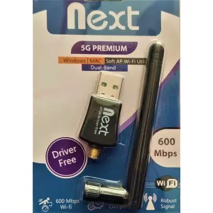 Next Dual Band Usb Wifi Network Adapter With Antenna Wireless Ac600 5Ghz 2.4Ghz Card