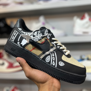 Nike Air Jordan 1 (Brown Black Pattern)
