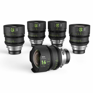 NiSi ATHENA Prime T2.4/1.9 Full-Frame 5-Lens Kit (PL Mount)