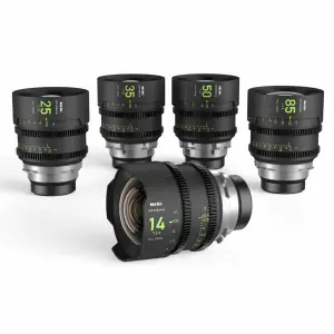 NiSi ATHENA Prime T2.4/1.9 Full-Frame 5-Lens Kit (PL Mount)