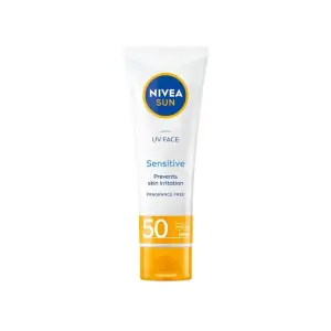 Nivea Sun UV Face Sensitive  Suncreen 50spf, 50gm