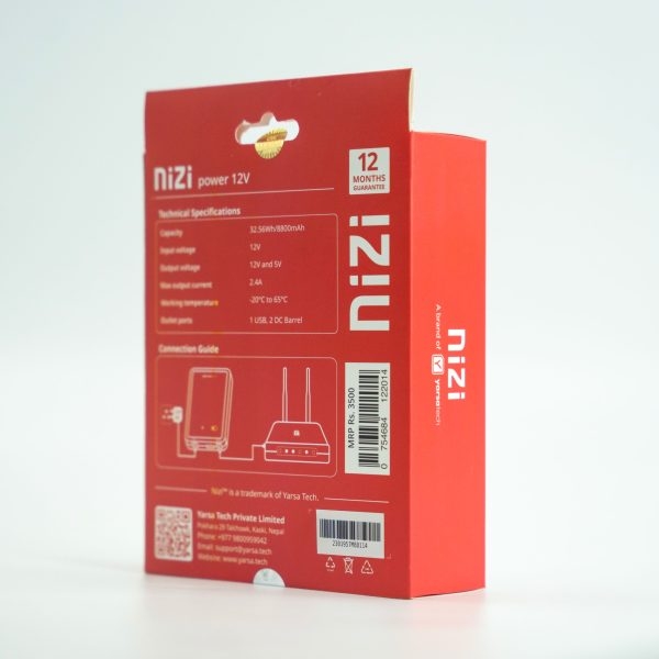 Nizi Power 12V Router Backup (Mini 4 Hours Backup) - Image 2