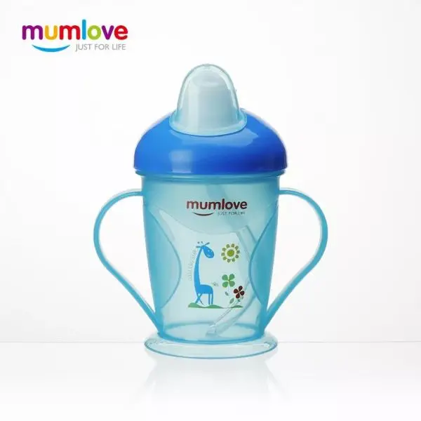 No Spill Baby Drinking Training Straw Cup Acrylic Baby Sippy Cups - Image 5