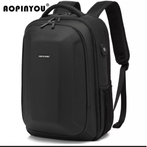 Nopinyou Anti-Theft Brush Men'S Computer Bag/ Motorcycle Riding Backpack Men'S Hard Case Backpack/ Motorcycle Travel Laptop Bag