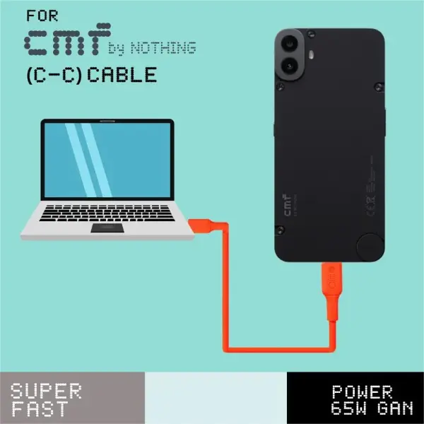 Nothing Type C To C 100cm For Phone 2/2A/2A Plus/1/CMF Phone 1 Fast Charging Charger Data Cable - Image 4