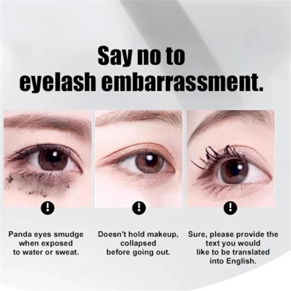 NOVO Fine Lash out Steel Tube Mascara Black Waterproof Mascara Waterproof Long-lasting Mascara Black Mascara - Image 3