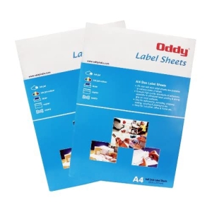 Oddy A4 Paper Label Stickers - 40 labels/sheet (100 sheets) for Lazer