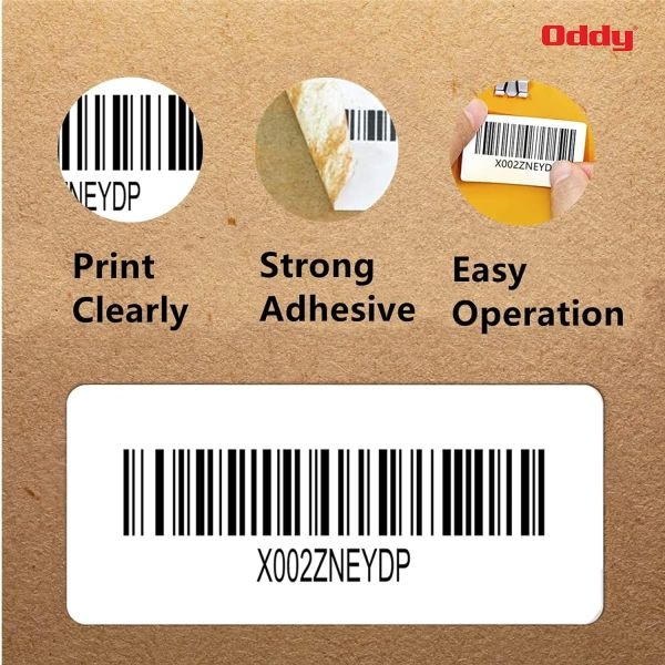 Oddy A4 Paper Label Stickers - 40 labels/sheet (100 sheets) for Lazer, Inkjet & Copiers (st40A4100) By Mitrata - Image 5