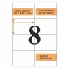 8 Stickers Per Sheet (St8A4100) A packet of 100 sheets For Lazer and Inkjet Printer