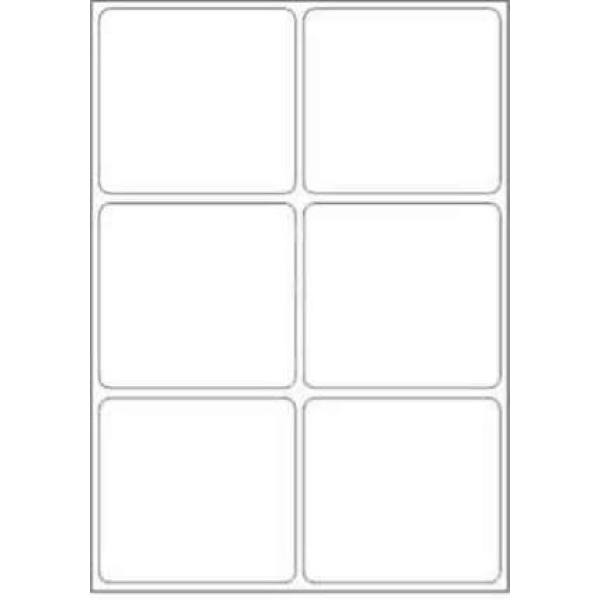 Oddy Label Sticker ST6 A4 100 / 6 stickers in One Sheet Total 600 Stickers in One Packet - Image 2