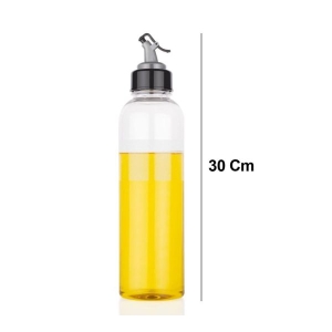 Oil Dispenser Transparent Plastic Oil Bottle Clear 1 Litre