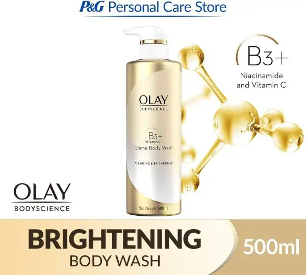 Olay Bodyscience Cleansing & Brightening Crème Body Wash 500ml by Genuine Collection - Image 2