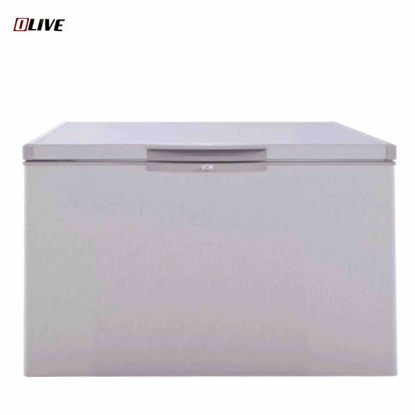OLIVE 308 Litres Chest Freezer With Silver Colored Stylish Design - Image 2