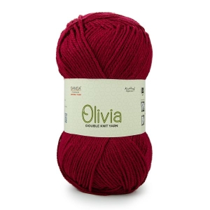 OLV012 Maroon Ganga Oliva Knitting Yarn 100 Grams