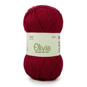 OLV012 Maroon Ganga Oliva Knitting Yarn 100 Grams
