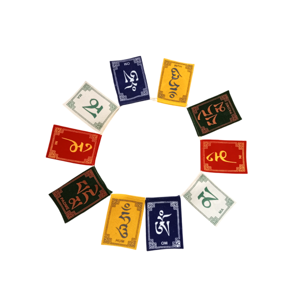 Om Mani Padme Hum Prayer Flags for Bike/Scooty - Image 3