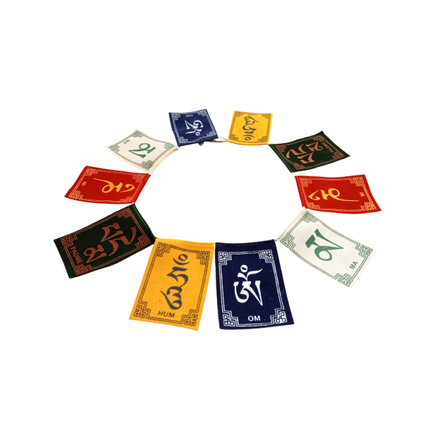 Om Mani Padme Hum Prayer Flags for Bike/Scooty - Image 4