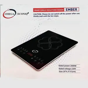 OMEGA Induction Cooker With Digital Display Soft Touch Control