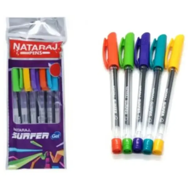 Omega Rangeela Blue Gel Pen (5 Pcs) - Image 3