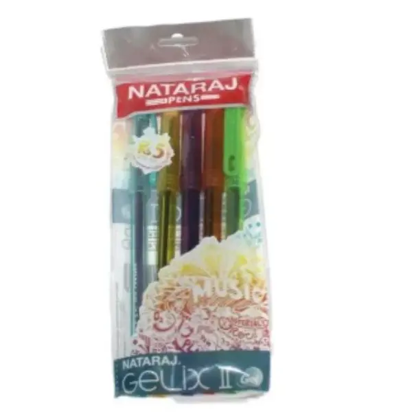 Omega Rangeela Blue Gel Pen (5 Pcs) - Image 4