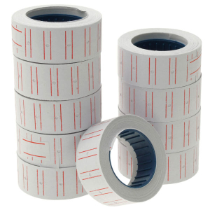 One line/ Single Line Price Roll Sticker For MX5500 Price Gun Sets Of 10 Rolls