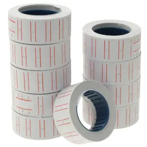 One line/ Single Line Price Roll Sticker For MX5500 Price Gun Sets Of 10 Rolls