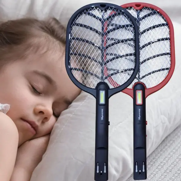 One Pcs Of Rechargeable Mosquito Bat With Torch - Image 4