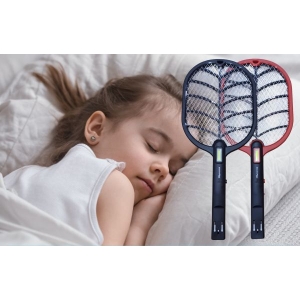 One Pcs Of Rechargeable Mosquito Bat With Torch