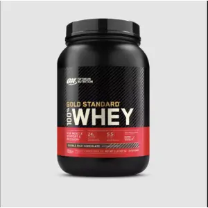 Optimum Nutrition 100% Whey Gold Standard Double Rich Chocolate Whey Protein 2 Lb