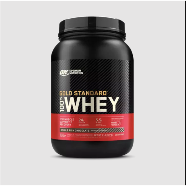Optimum Nutrition 100% Whey Gold Standard Double Rich Chocolate Whey ...